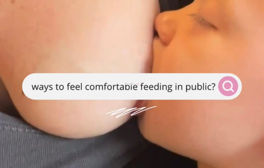 Ways to feel confident breastfeeding in public.