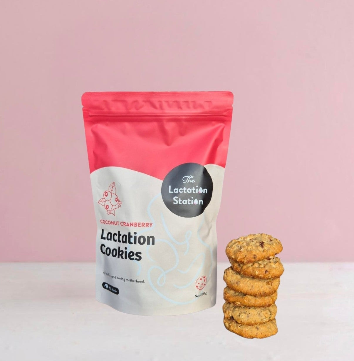 Coconut Cranberry Lactation Cookies